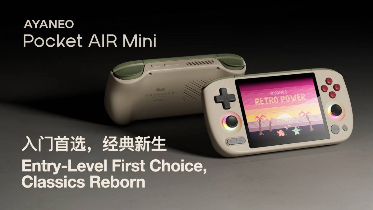 Ayaneo'nun yeni Android tabanlı Pocket Air Mini retro oyun taşınabilir oyun konsolu 4:3 ekranıyla geliyor