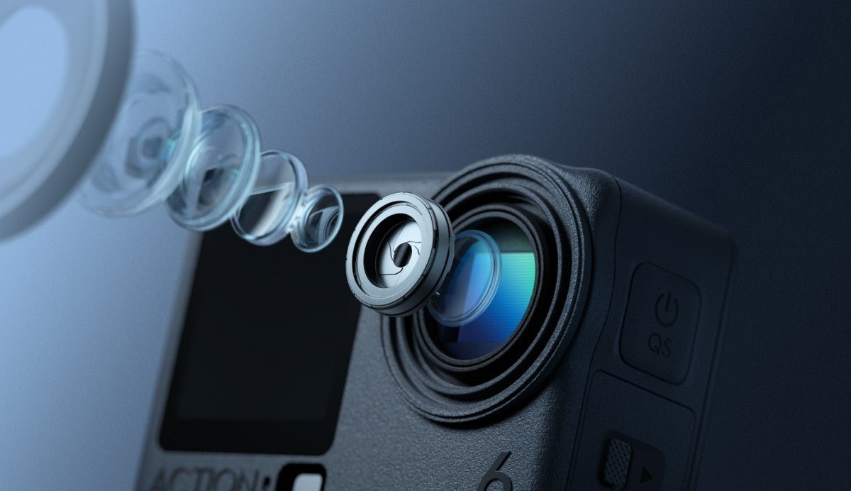 DJI Osmo Action 6 değişken diyafram ve 1/1.1" sensör ile burada