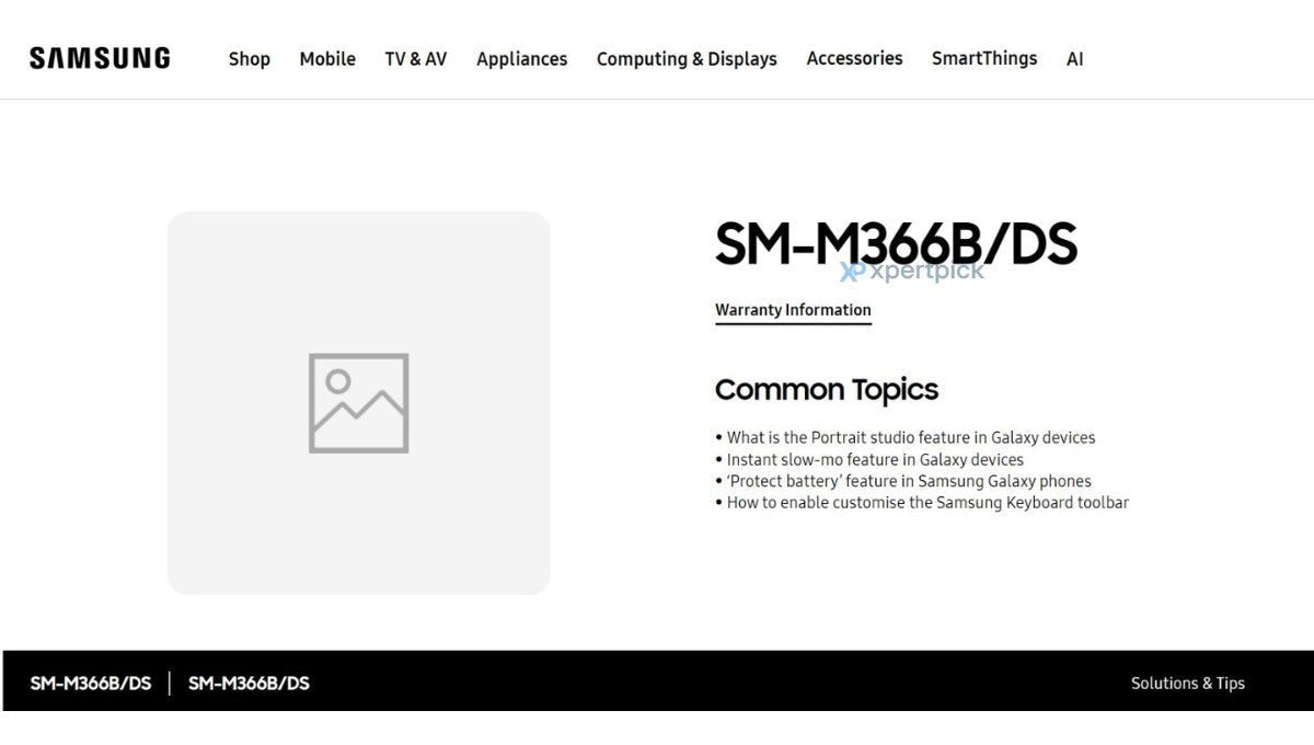 Galaxy M36 artık Samsung'un resmi web sitesinde listelendi, lansman yakında gerçekleşecek