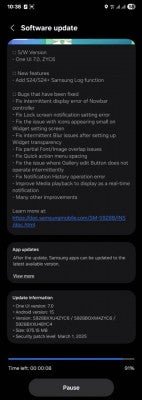 Galaxy S24 ve S24+ için en son One UI 7 beta, Samsung Log işlevini ekliyor