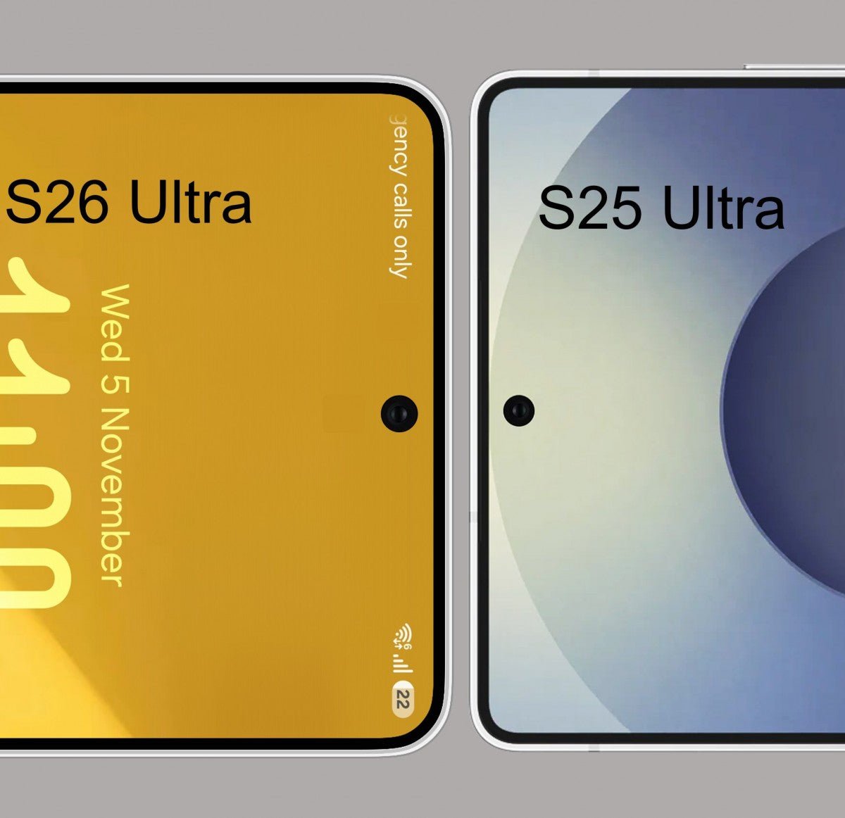 Galaxy S26 Ultra'nın selfie kamerası için daha büyük bir deliğe sahip olduğu iddia ediliyor, işte nedeni