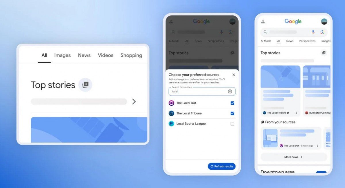 Google Arama, Tercih Edilen Kaynaklardan Daha Fazla İçerik Gösterecek