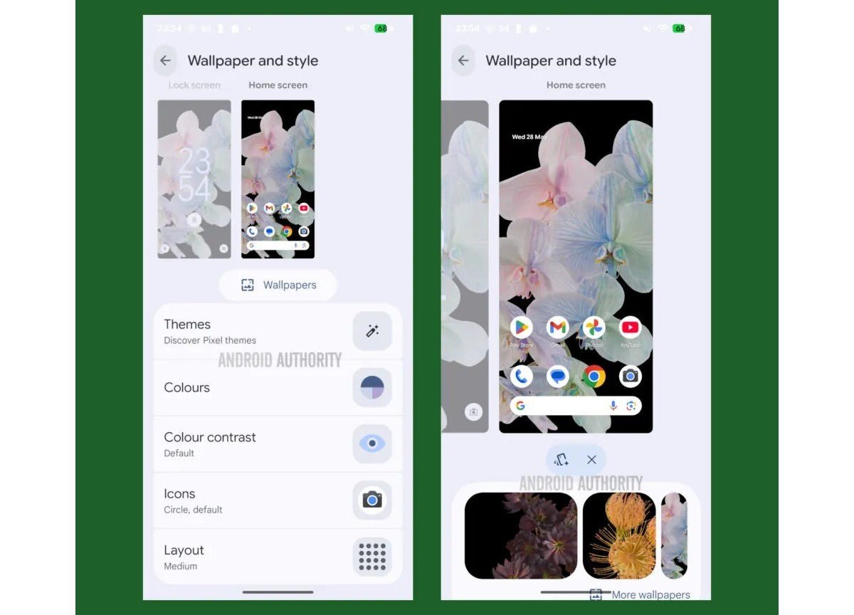 Google, Pixel için tema paketleri üzerinde çalışıyor