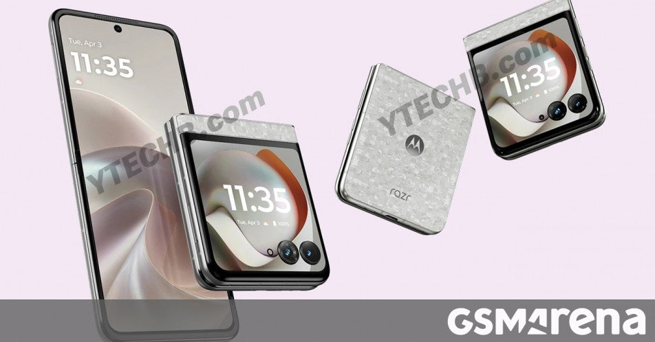 Motorola Razr 70: Pantone Bright White Renk Seçeneği
