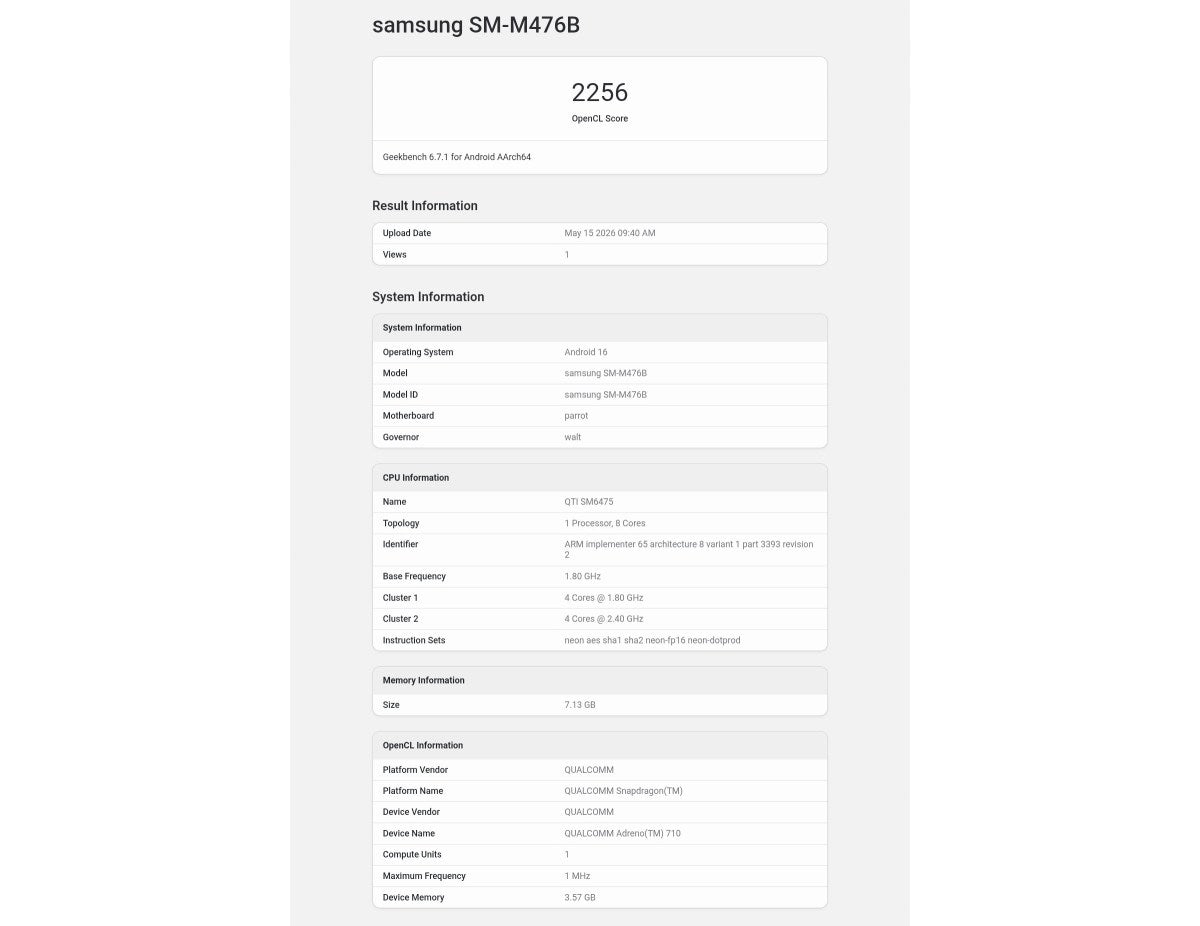 Samsung Galaxy M47: Özellikleri ve Performans Testi Sonuçları