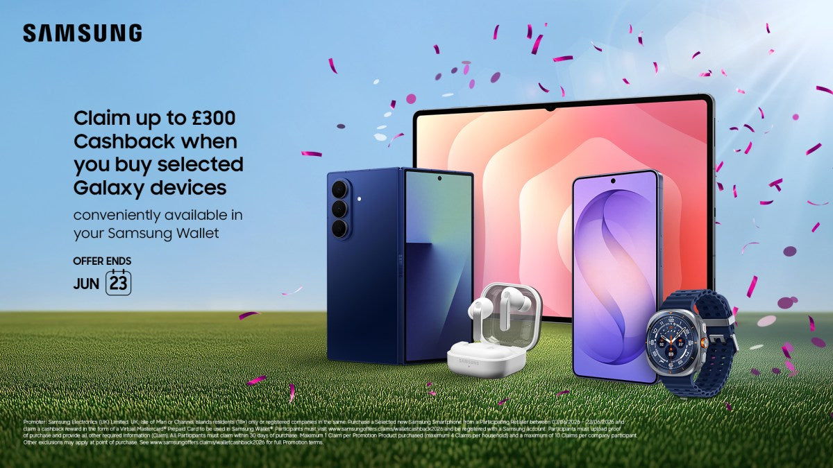 Samsung Galaxy Cihazlarında 300 £'a Varan Cashback Fırsatı