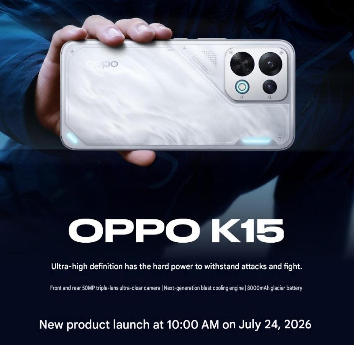 Oppo K15: 8,000mAh Batarya ve Soğutma Fanı ile Geliyor
