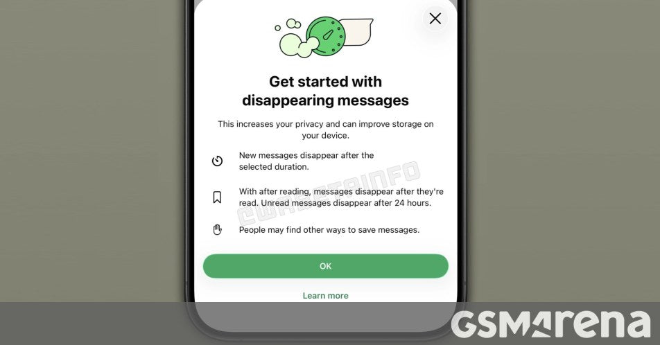 WhatsApp iOS'ta Görüntüle ve Kaybol Mesajları Test Ediyor