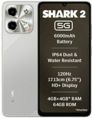 Lava Shark 2: 120Hz Ekran ve 6,000 mAh Batarya ile Tanıtıldı