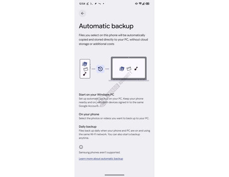 Android'in PC'ye Otomatik Yedekleme Özelliği: Samsung Hariç