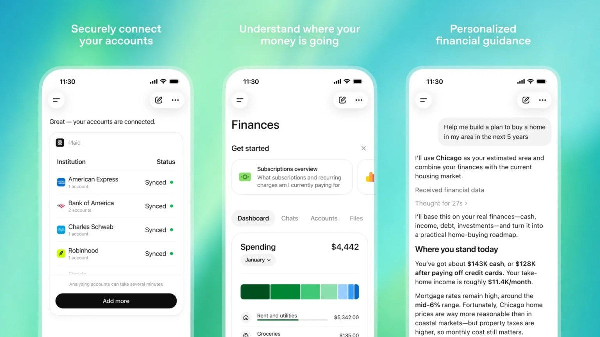 OpenAI ChatGPT Finance: Banka Hesaplarınızı Bağlayın
