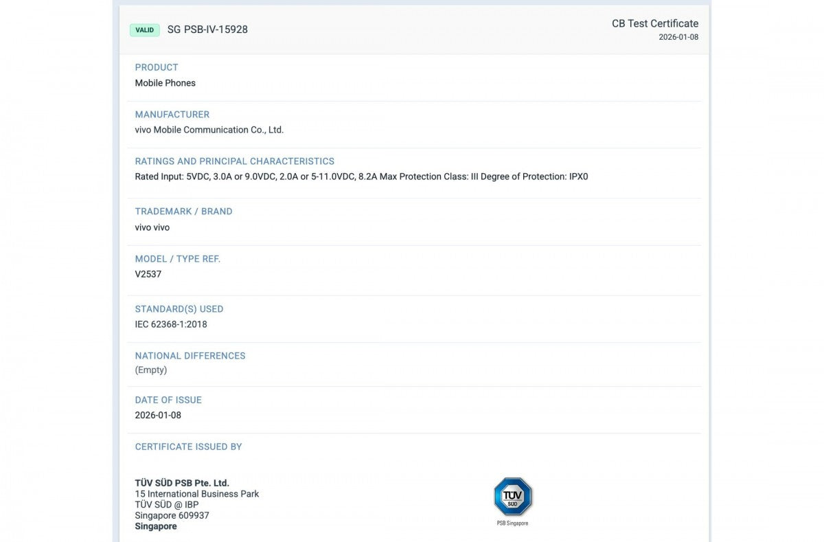 vivo X300 FE daha fazla sertifika alır, Geekbench'te çalışır ve yonga setini doğrular