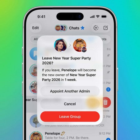 Telegram, Android ve iOS için yeniden tasarlanmış arayüzü ve gruplar için otomatik sahiplik transferini duyurdu