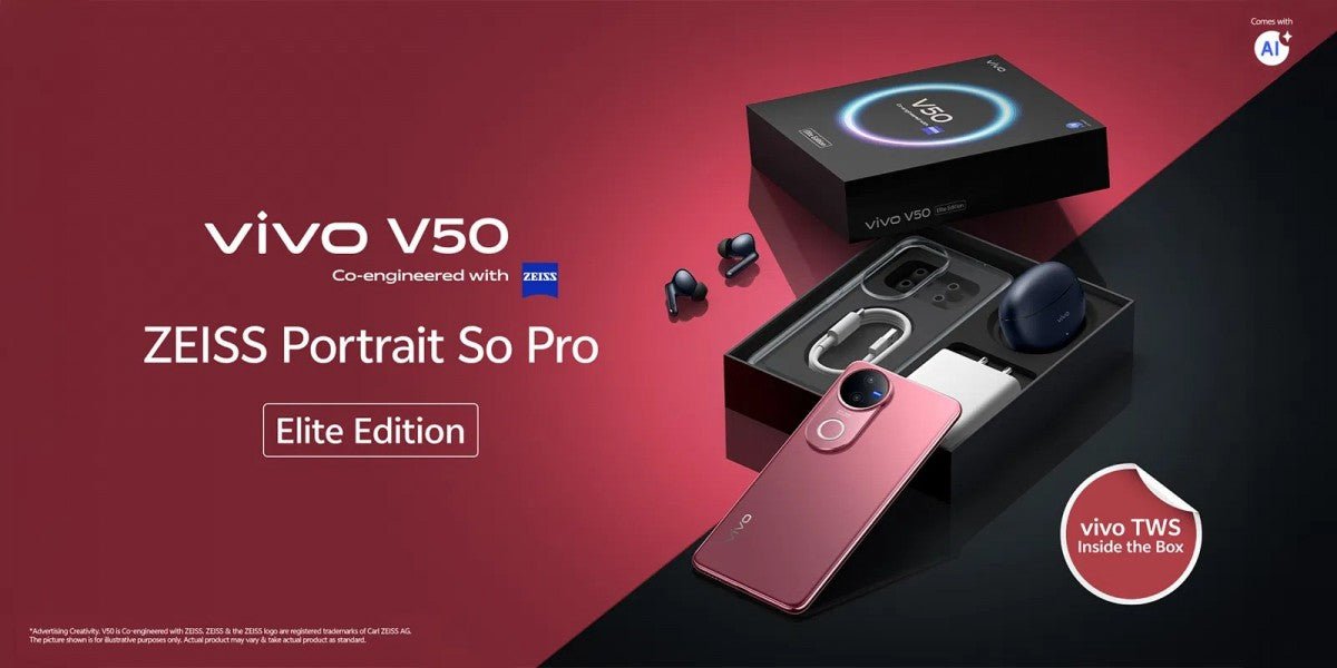 Hindistan'da vivo V50 Elite Edition, vivo TWS 3e kulaklıklar ile birlikte piyasaya sürülüyor
