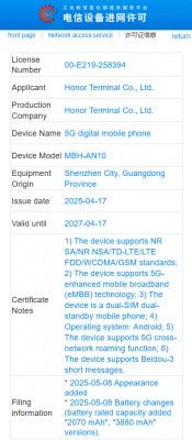 Honor Magic V5'in muhtemelen gelecek ay piyasaya sürüleceği ve 9 mm'nin altında olacağı tahmin ediliyor.