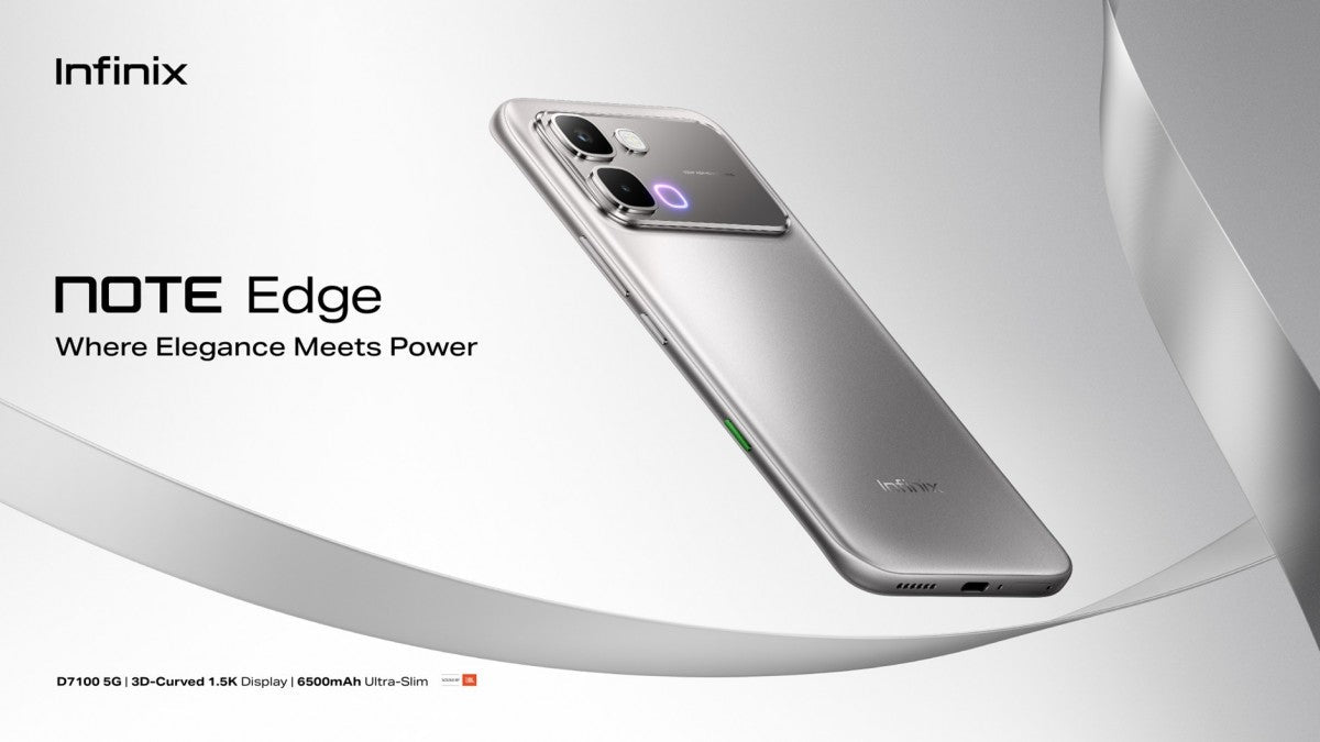 Infinix Note Edge, Dimensity 7100 işlemci ve 7,2mm kalınlık ile resmen duyuruldu