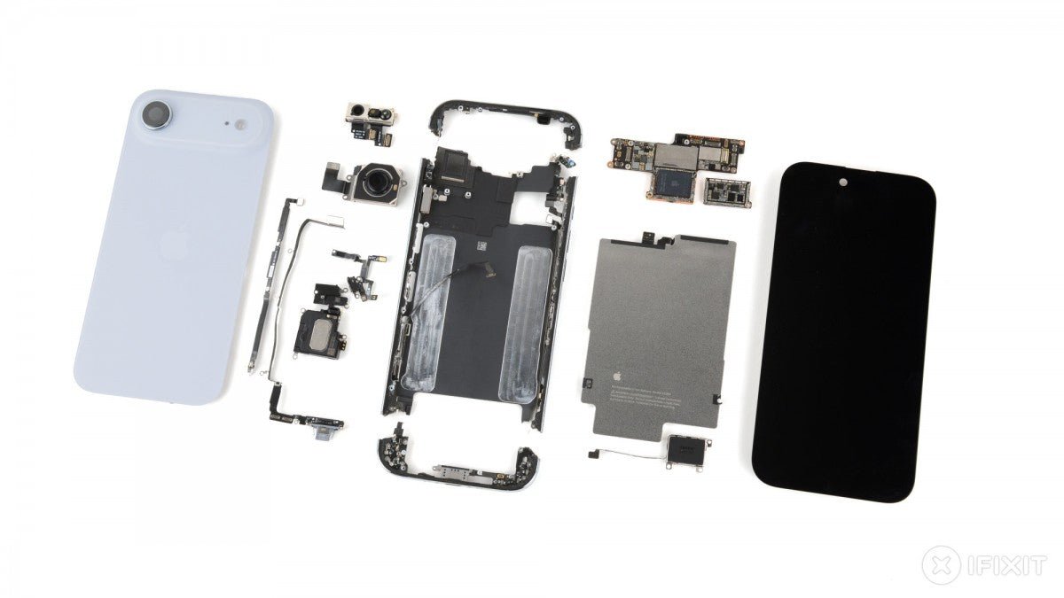 iPhone Air'in parçalarına ayrılması, kolay onarılabilirliği ve bir havalı numarayı ortaya çıkarıyor