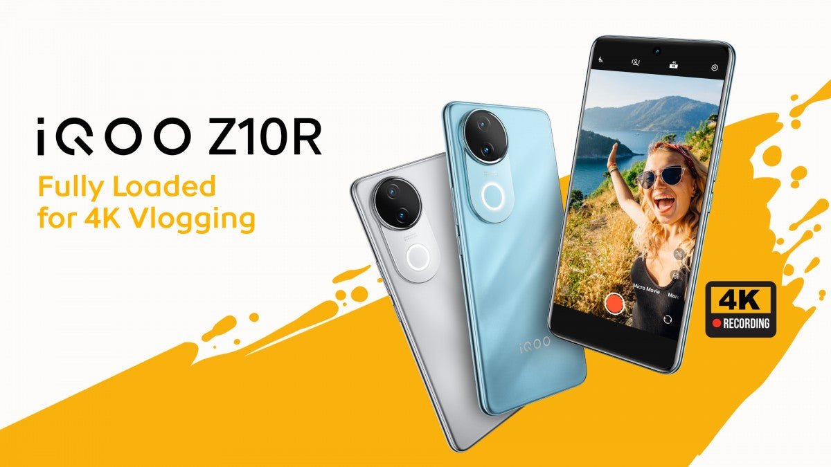 iQOO Z10R, Dimensity 7400 yongalı işlemci, 4K özçekim kamerası ve dört eğimli AMOLED ekran ile tanıtıldı