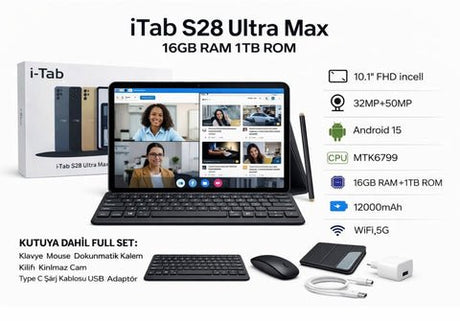 İTab s28 ultra tablet vs Tecno Spark 40 4+4/256 GB - Hangisi Daha İyi? (2026 Karşılaştırma)