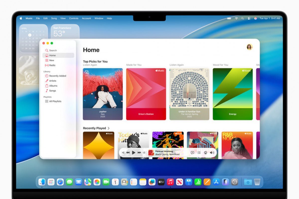 macOS Tahoe 26, yenilenmiş Spotlight, Kısayollar ve Canlı Etkinlikler getiriyor