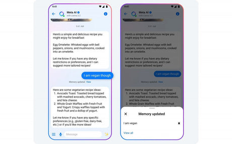 "Meta'dan Kişiselleştirilmiş Chatbot: Sizinle Konuşmayı ve Hatırlamayı Biliyor!"