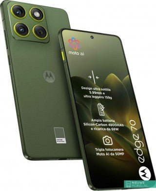Motorola Edge 70 daha fazla basın görselinde sızdırıldı, AB Enerji etiketi de ortaya çıktı