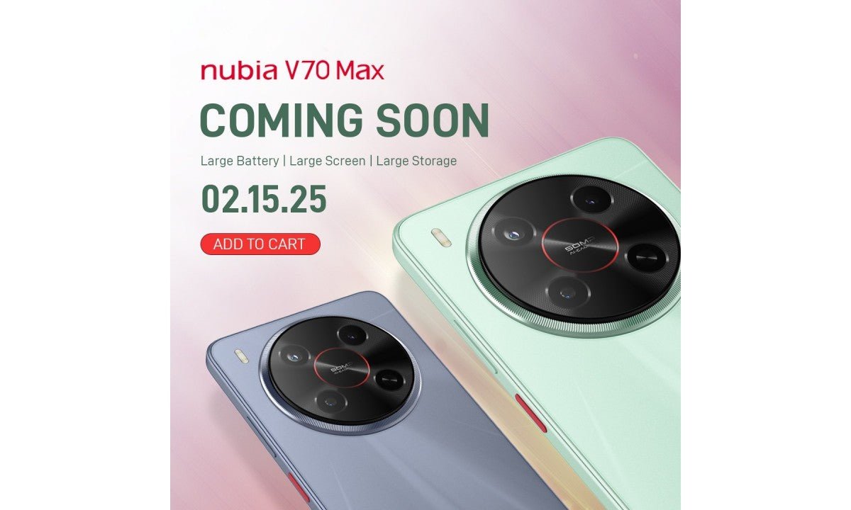 "Nubia V70 Max: 15 Şubat'ta Geliyor, İşte Özellikleri!"
