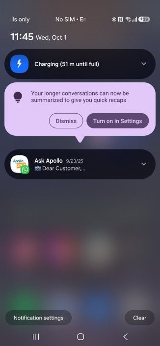 One UI 8.5, yapay zeka bildirim özetlerine sahip olacak.