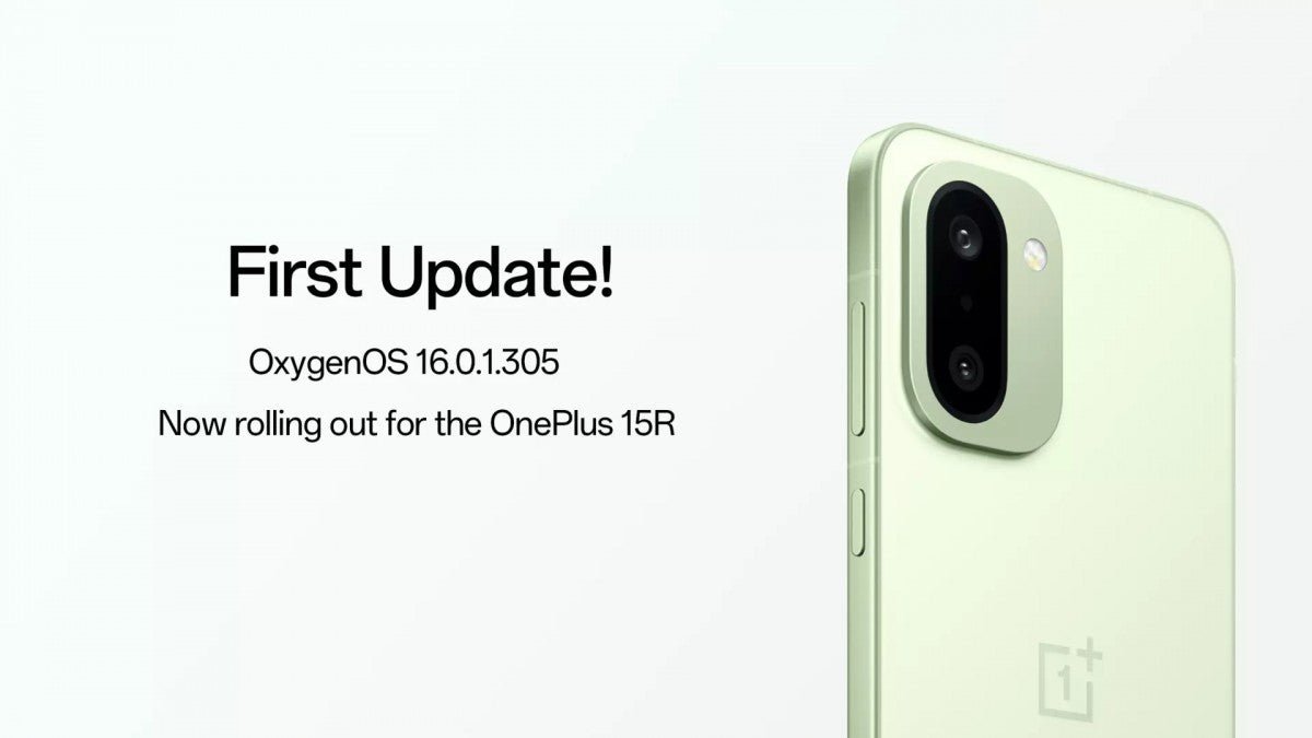 OnePlus 15R ve OnePlus Pad Go 2'nin her ikisi de zaten ilk yazılım güncellemelerini aldı
