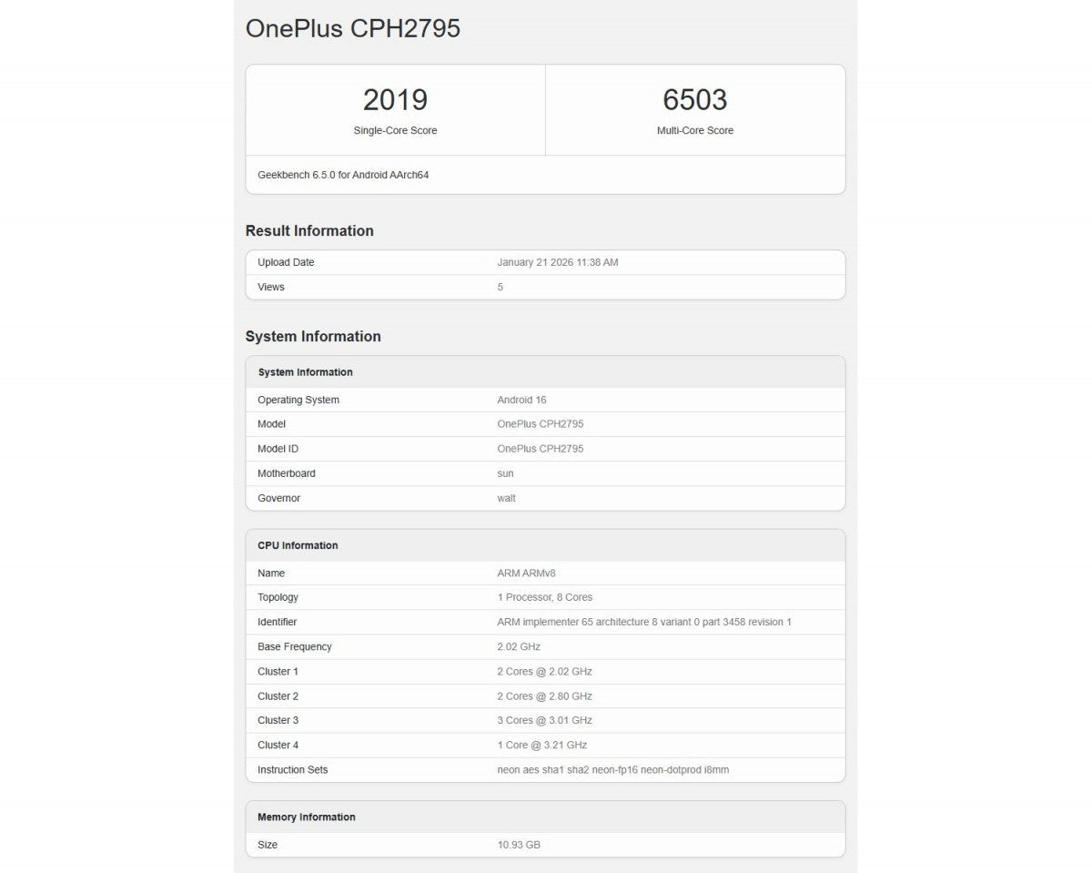 OnePlus Nord 6'nın gücünü veren yonga seti burada