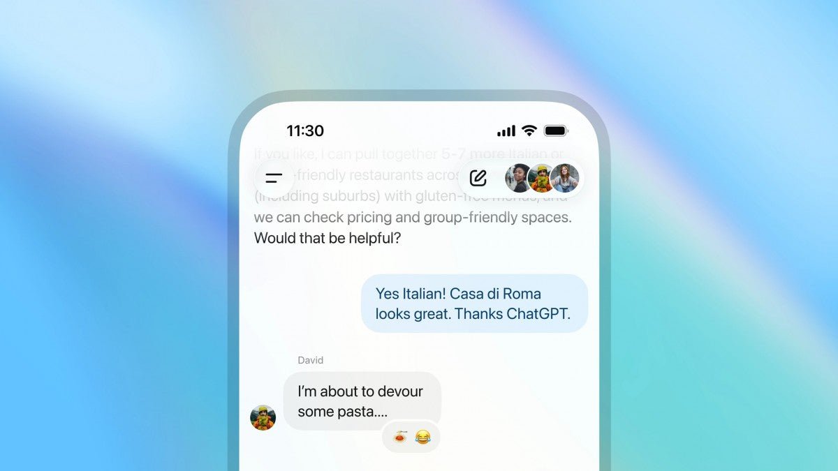 OpenAI, ChatGPT kullanıcıları için grup sohbetlerini küresel olarak başlatmaya başlıyor
