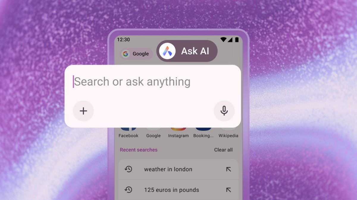 Opera'nın Android için yeni yapay zeka güncellemeleri alıyor