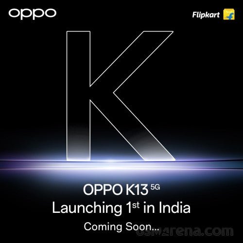 Oppo K13'ün küresel tanıtımından önce Hindistan lansmanı ipucu verildi