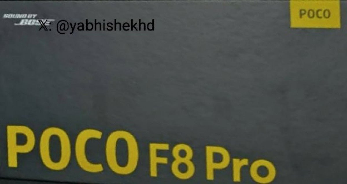 Poco F8 Pro, kutuda Bose sesi ve şarj cihazı olmadan gelecek