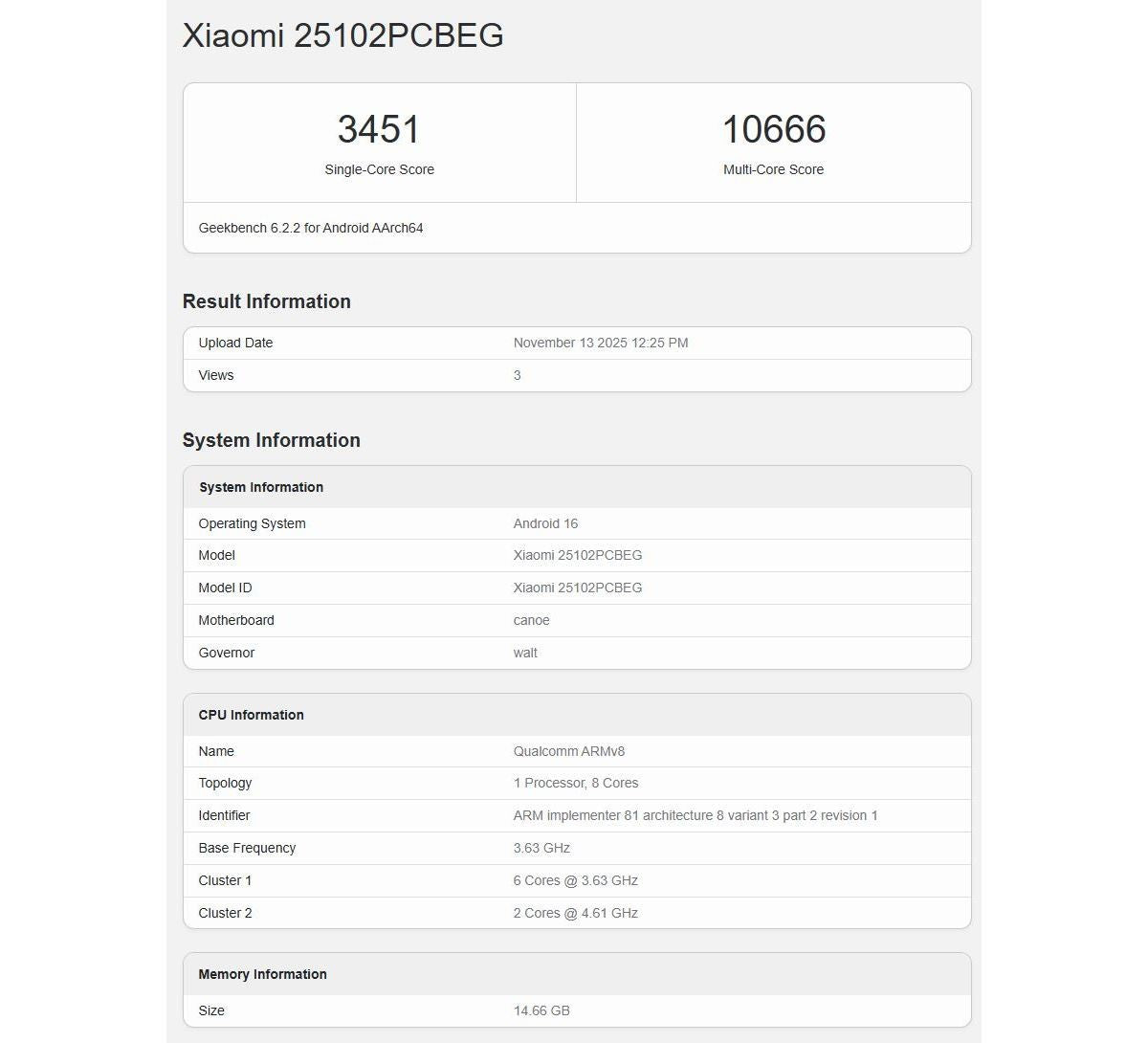 Poco F8 Ultra, lansmanına yaklaşırken Geekbench'te çalışıyor