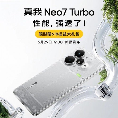 Realme Neo7 Turbo'nun tasarımı ortaya çıktı