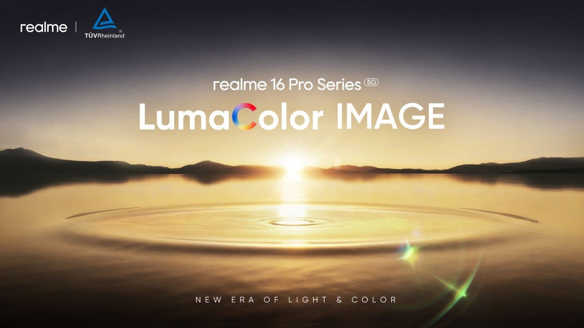 Realme, yaklaşan Realme 16 Pro serisi için LumaColor IMAGE'ı duyurdu.