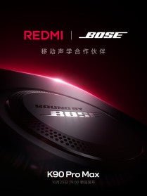 Redmi K90 Pro Max, woofer ile birlikte Bose 2.1 stereo ses sistemi sunuyor
