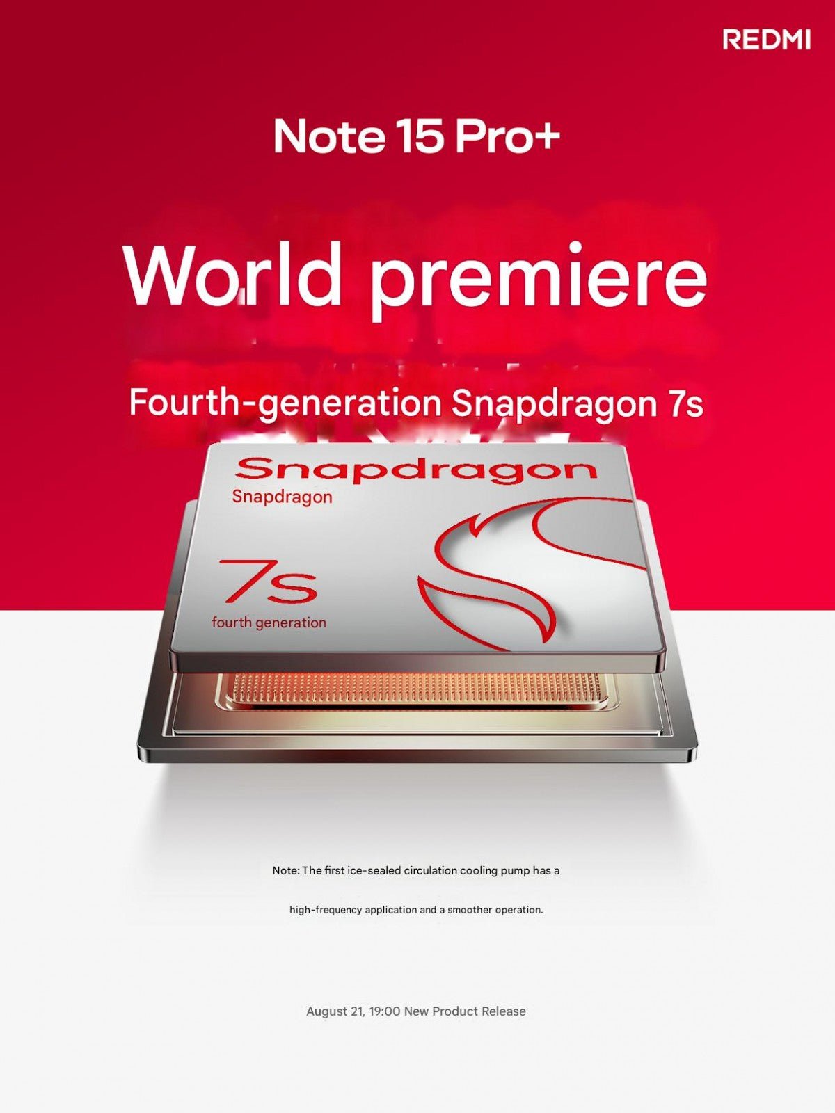 Redmi Note 15 Pro+, yeni Snapdragon 7s Gen 4 yongasıyla tanıtılacak