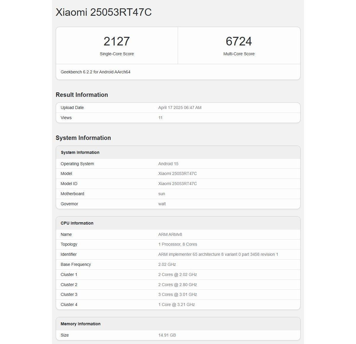Redmi Turbo 4 Pro Geekbench testinden geçti, bazı özellikler doğrulandı