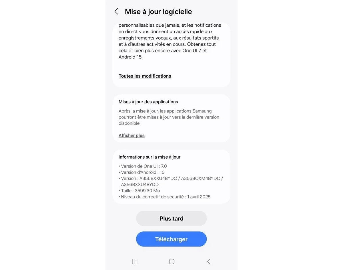 Samsung Galaxy A35, Avrupa'da One UI 7 güncellemesini alıyor