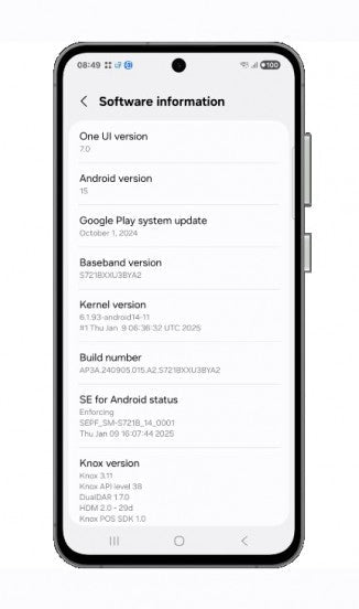 "Samsung Galaxy S24 FE İçin One UI 7 Yazılımı, Uzaktan Test Lab'da!"