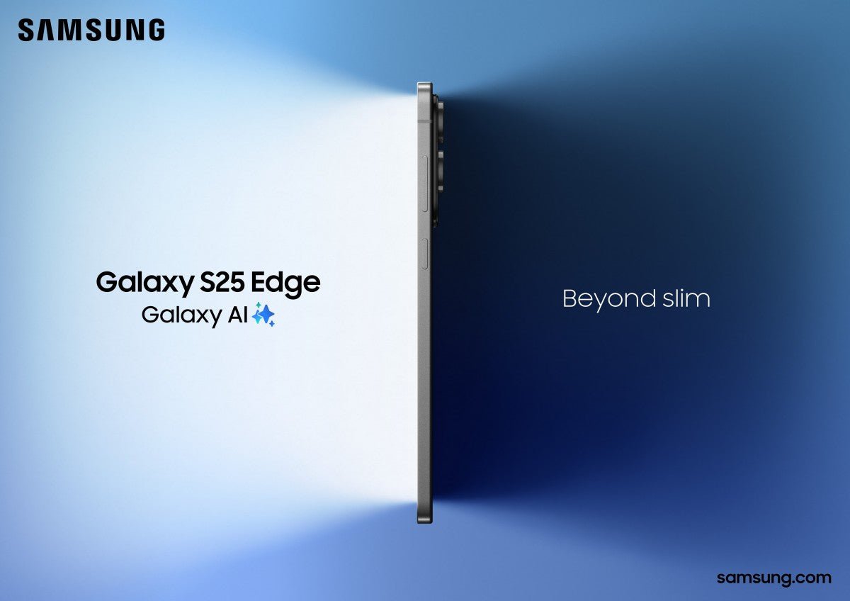 Samsung Galaxy S25 Edge artık resmi olarak tanıtıldı, 5.8mm profil ve 3,900 mAh batarya ile. 

Translated to Turkish:
Samsung Galaxy S25 Edge artık resmi olarak 5.8mm profil ve 3,900 mAh batarya ile tanıtıldı.