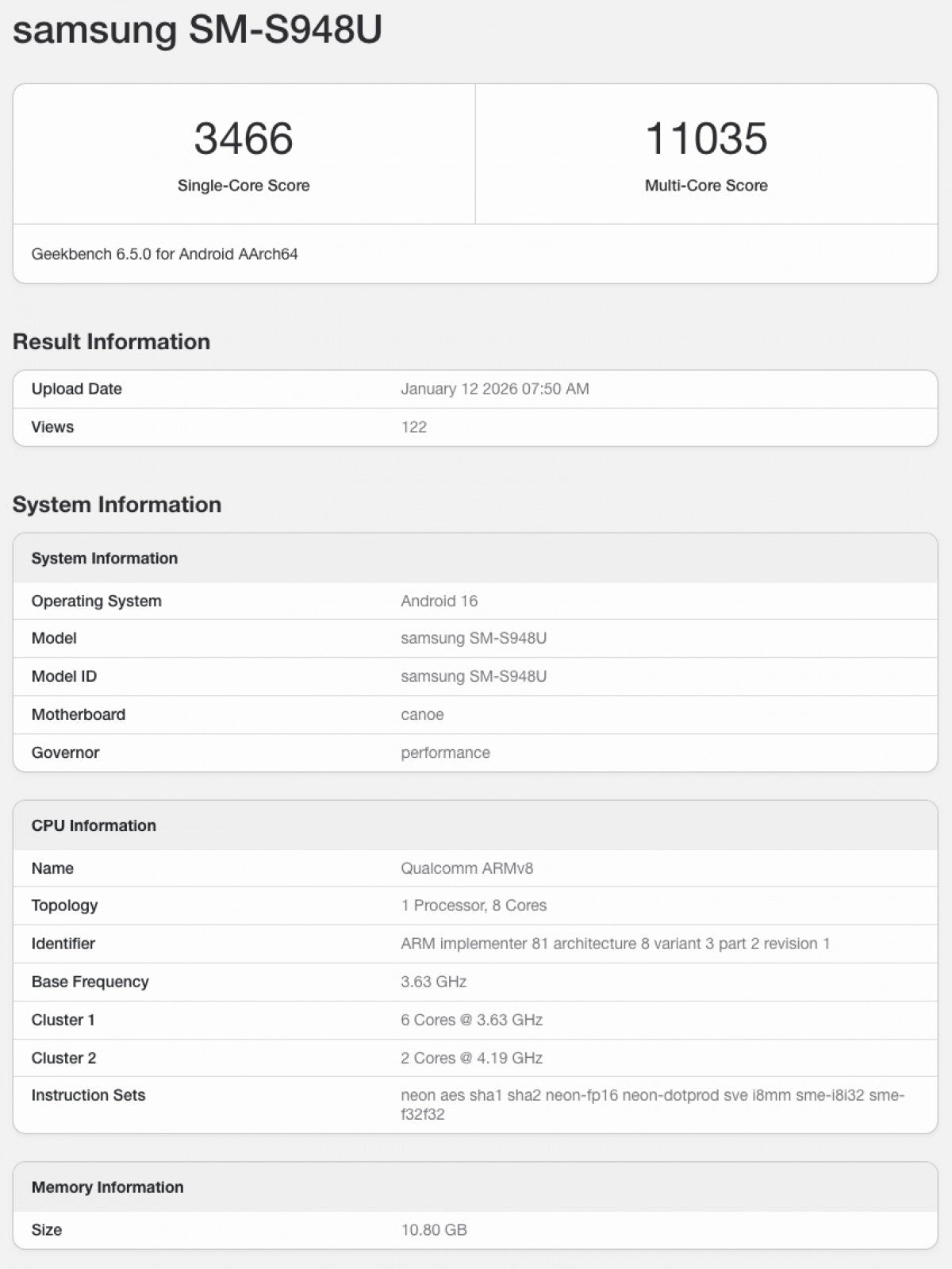Samsung Galaxy S26 Ultra ve Galaxy S26 Geekbench'te görüldü