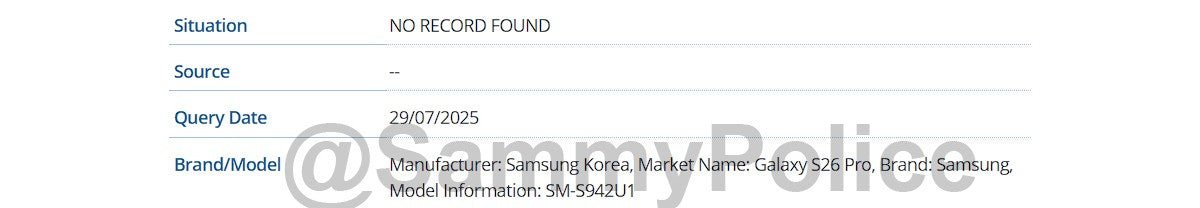 Samsung Galaxy S26'nın yerine geçecek cihazın görünüşte onaylandığı ortaya çıktı