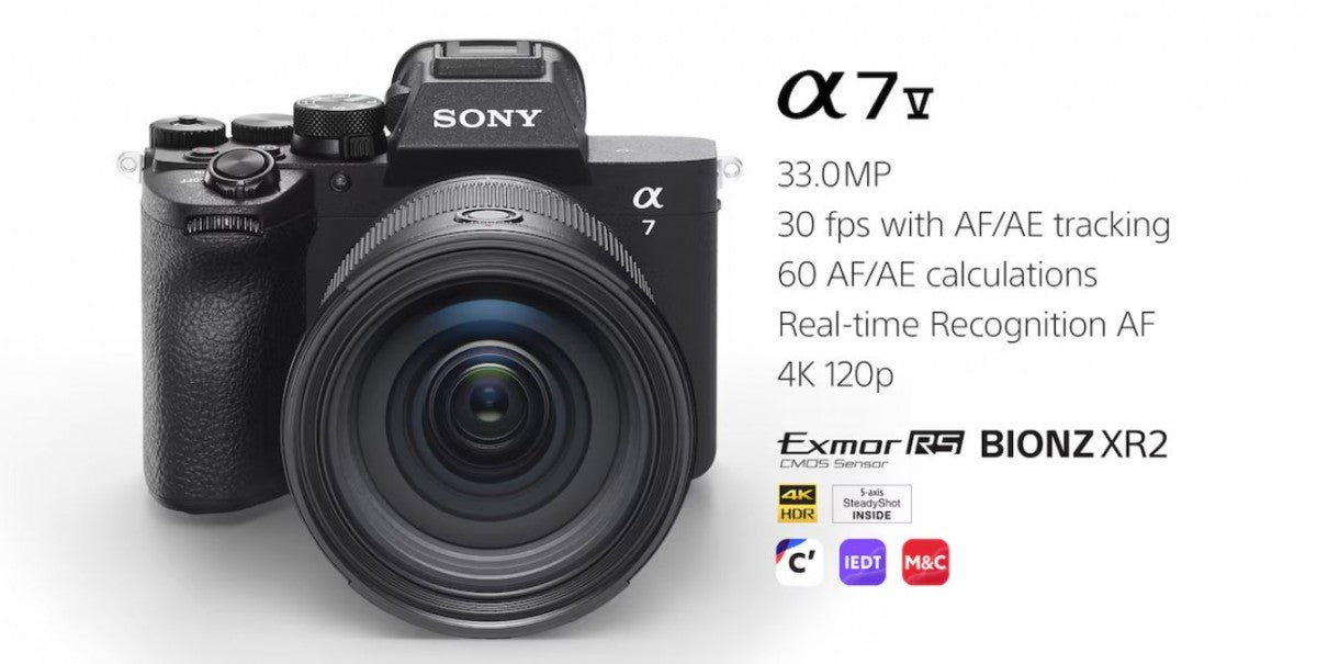 Sony'nin α7 V, 33MP kısmen yığılmış sensör, AF ve video iyileştirmeleri getiriyor. 

(Note: The "α" symbol is read as "Alpha" in Turkish.)