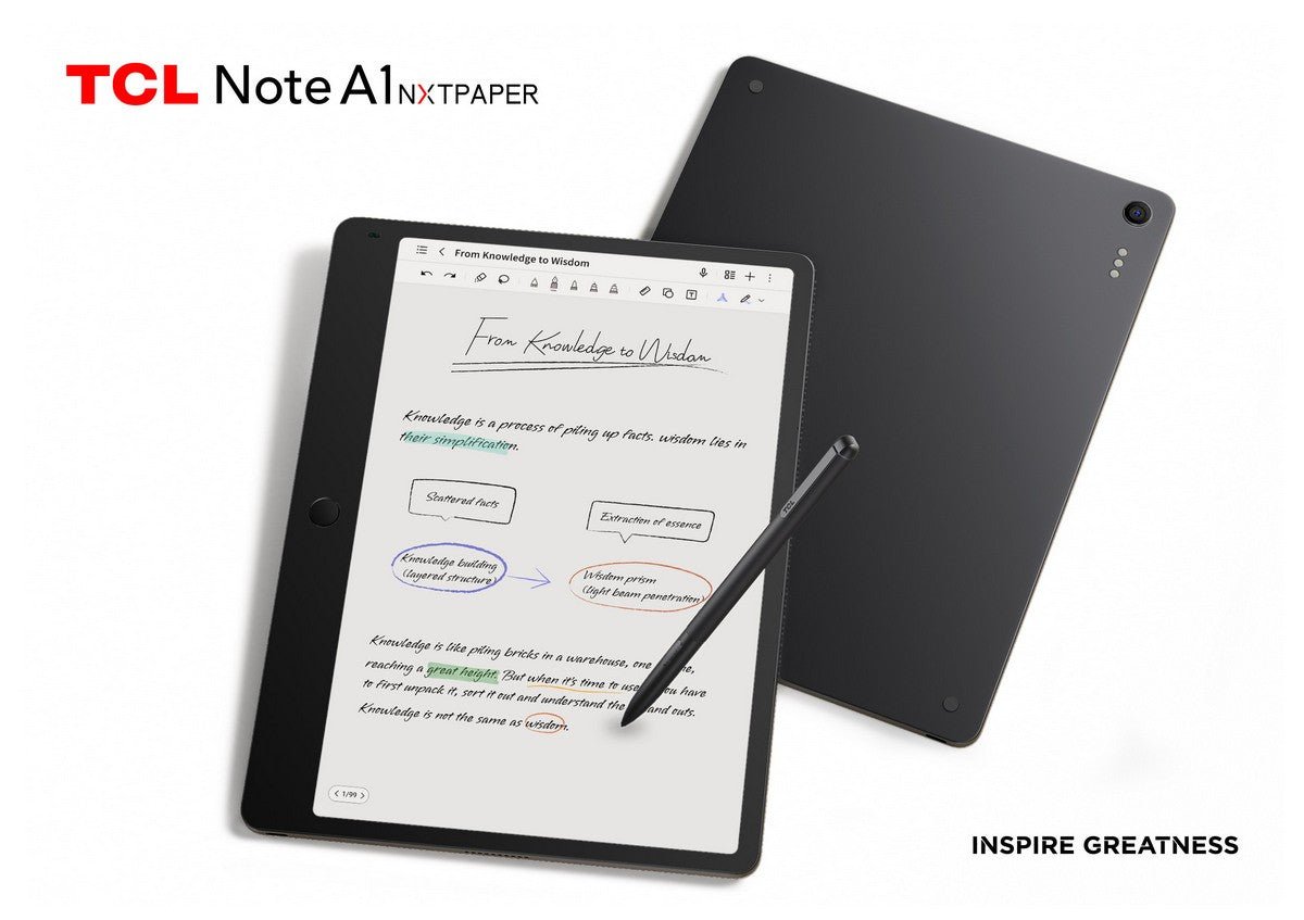 TCL, Note A1 NxtPaper dijital not defterini tanıttı.