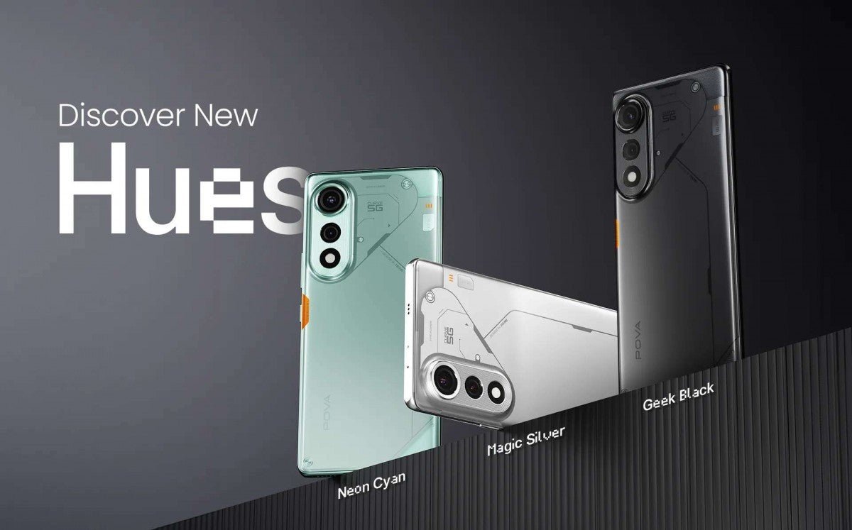 Tecno Pova Curve 5G resmi olarak duyuruldu - 7.5mm ince, 5,500mAh batarya, günlerce AI