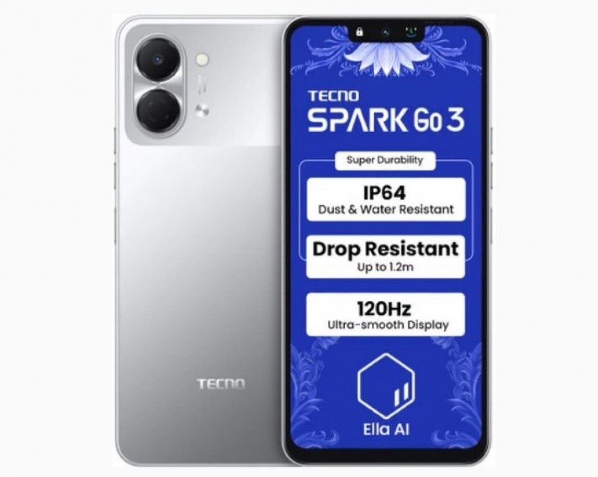 Tecno Spark Go 3, 13MP kamerası ve 5.000mAh bataryası ile tanıtıldı