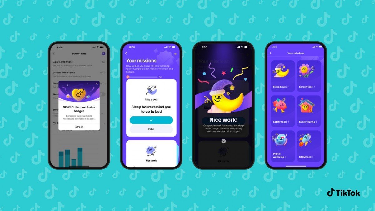 TikTok, size daha fazla zaman harcatmak için "İyi Olma Görevleri"ni başlatıyor.